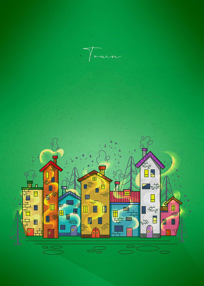 Happy Spring Town