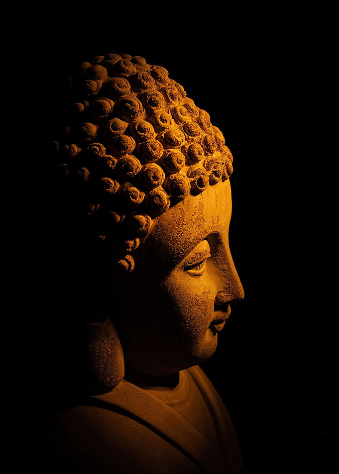 buddha statue dark