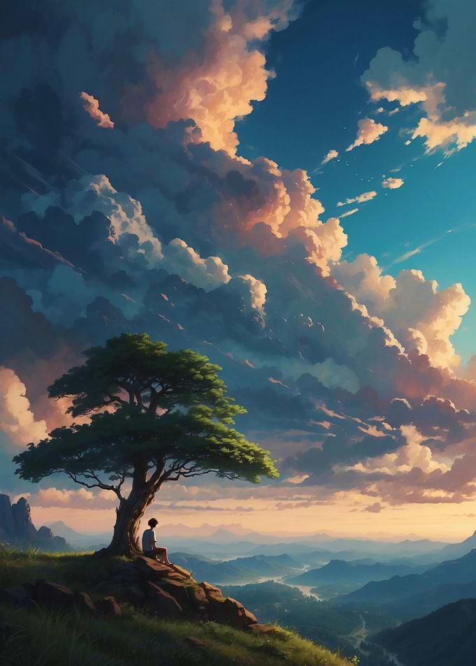 Solitary Mountain View
