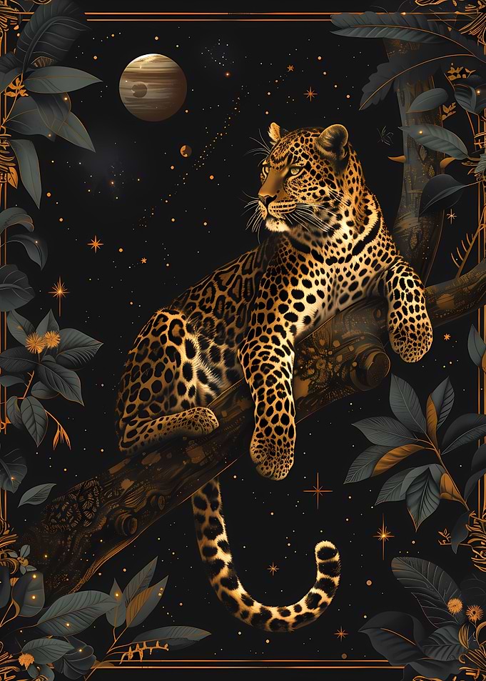 Leopard Tarot Cards