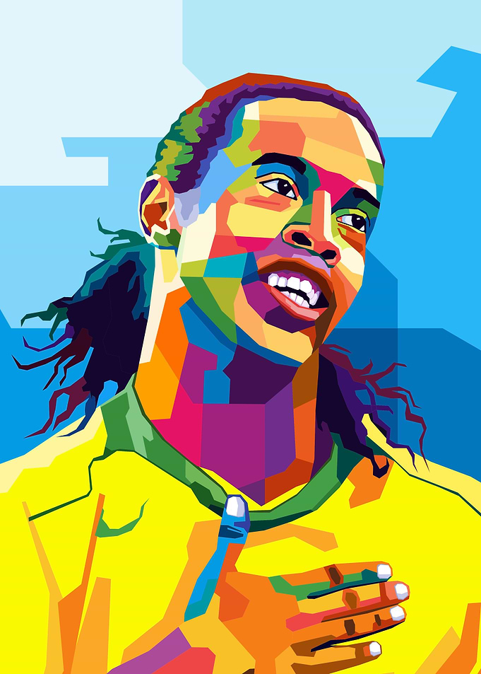 ronaldinho pop art