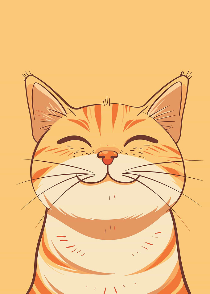 Cat Retro Minimal