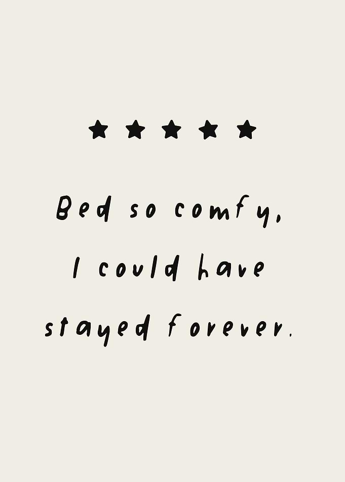Bed So Comfy