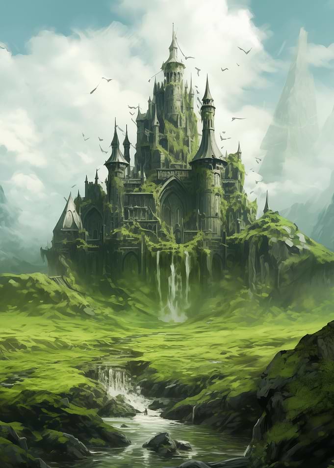 A Ruined Ancient Castle