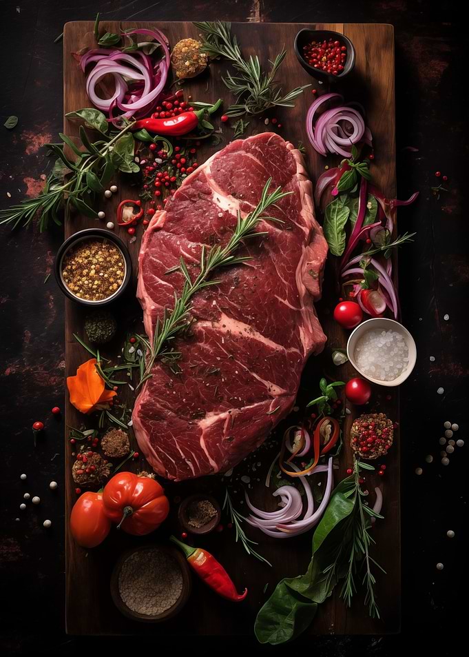 Meat Steak on Hatchet