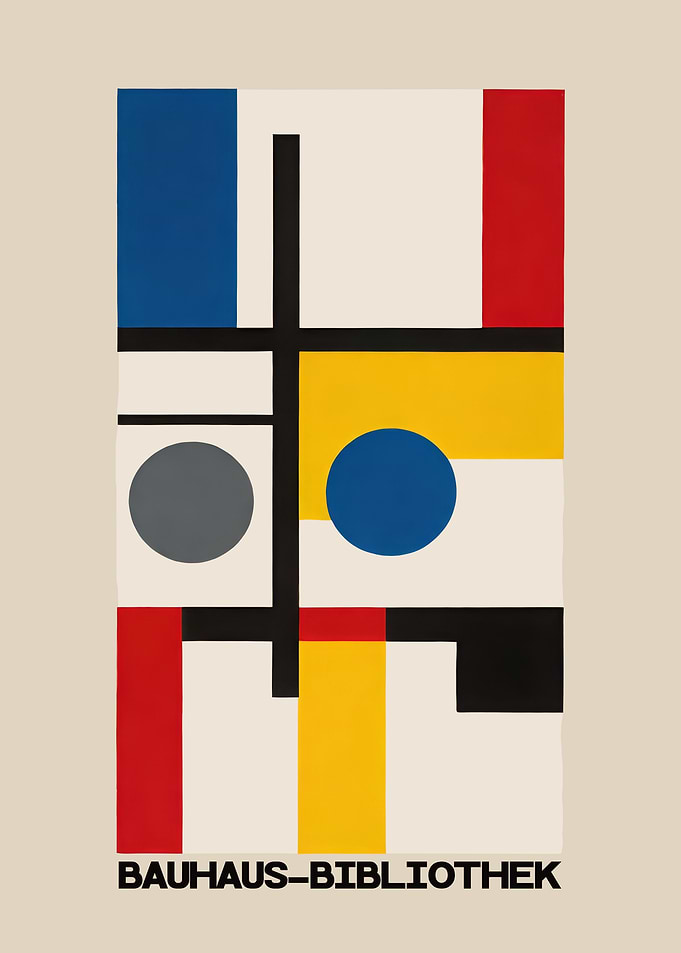 Bauhaus Library Poster
