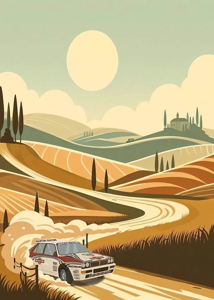 Tuscan hills and a Delta