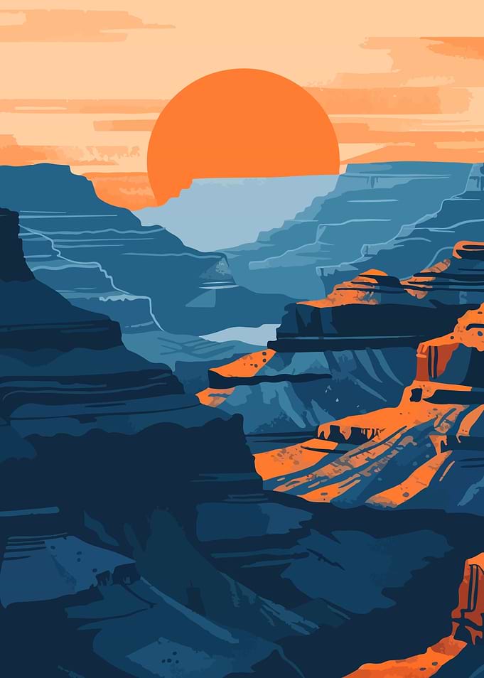 Grand Canyon Travel Art