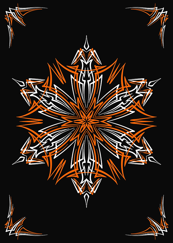 Retro Floral Pinstriping