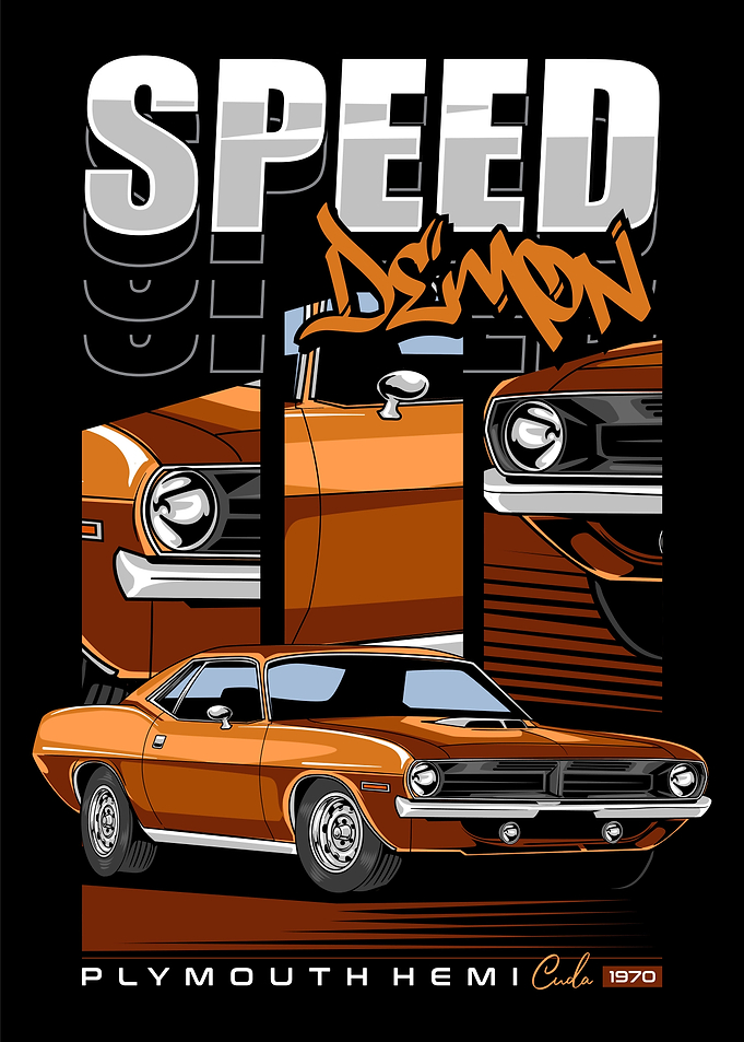Speed Hemi Cuda Car