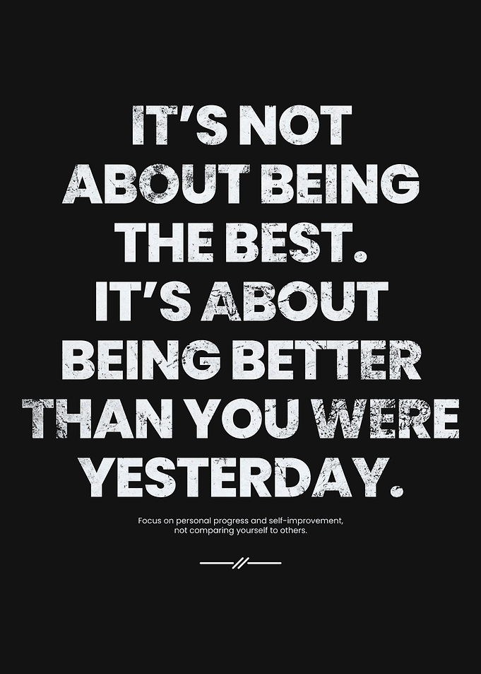 Progress Not Perfection