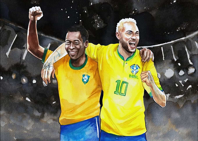 NEYMAR JR X PELE