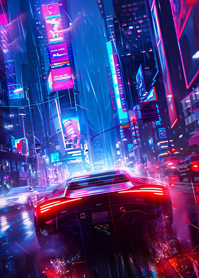 Neon Car