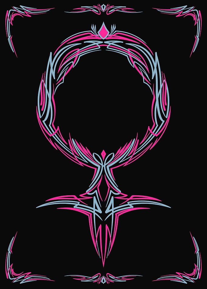 Retro Floral Pinstriping