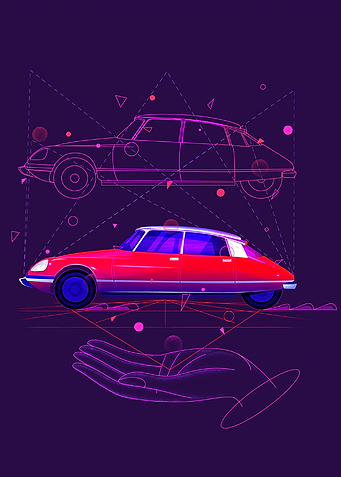 retro car