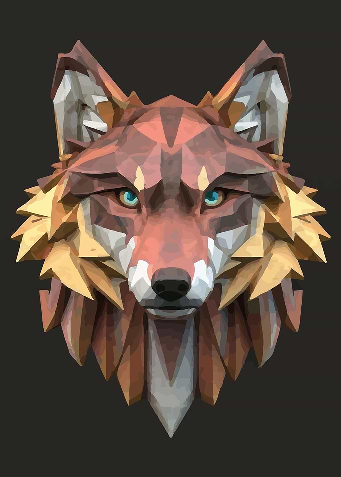 Stylized Wolf