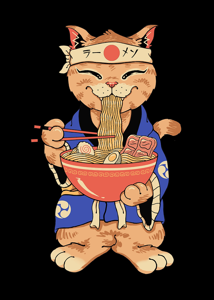 Ramen Meowster Standing