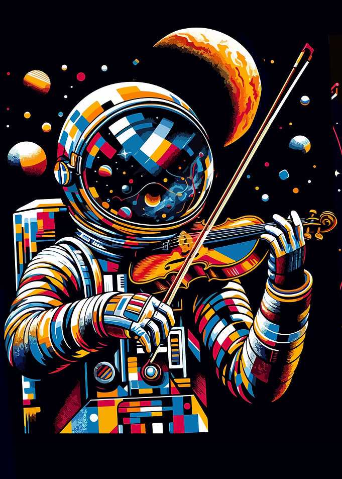 Astronaut violin wpap