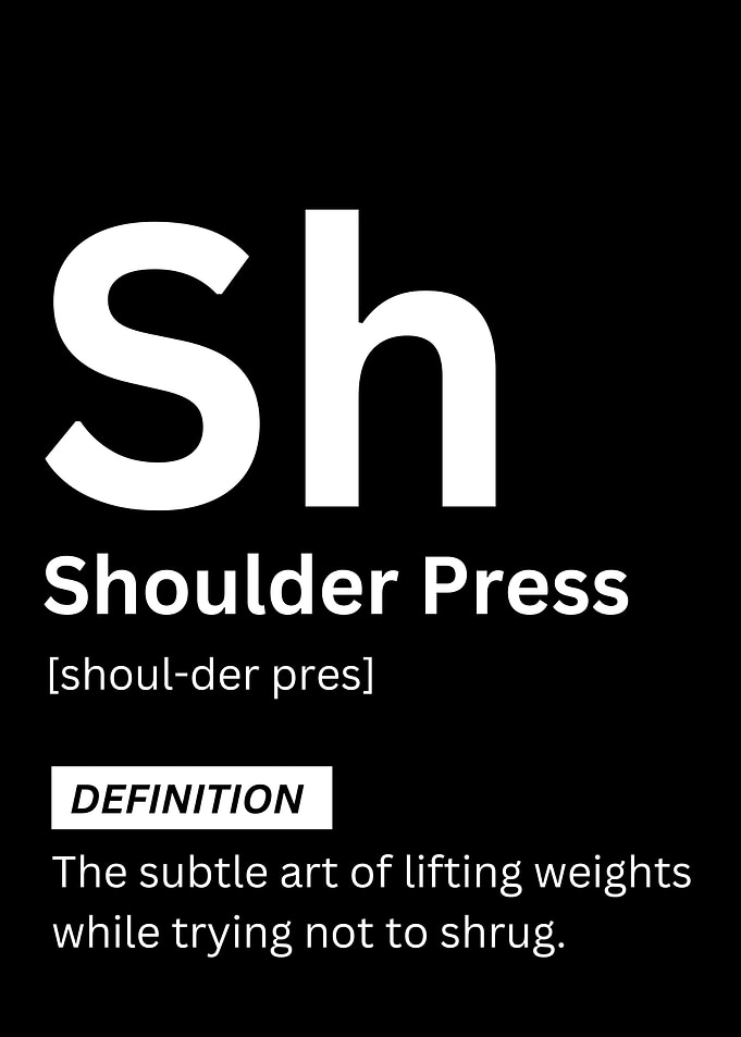 Shoulder Press Funny Gym