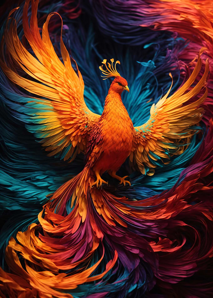 Colorful bird