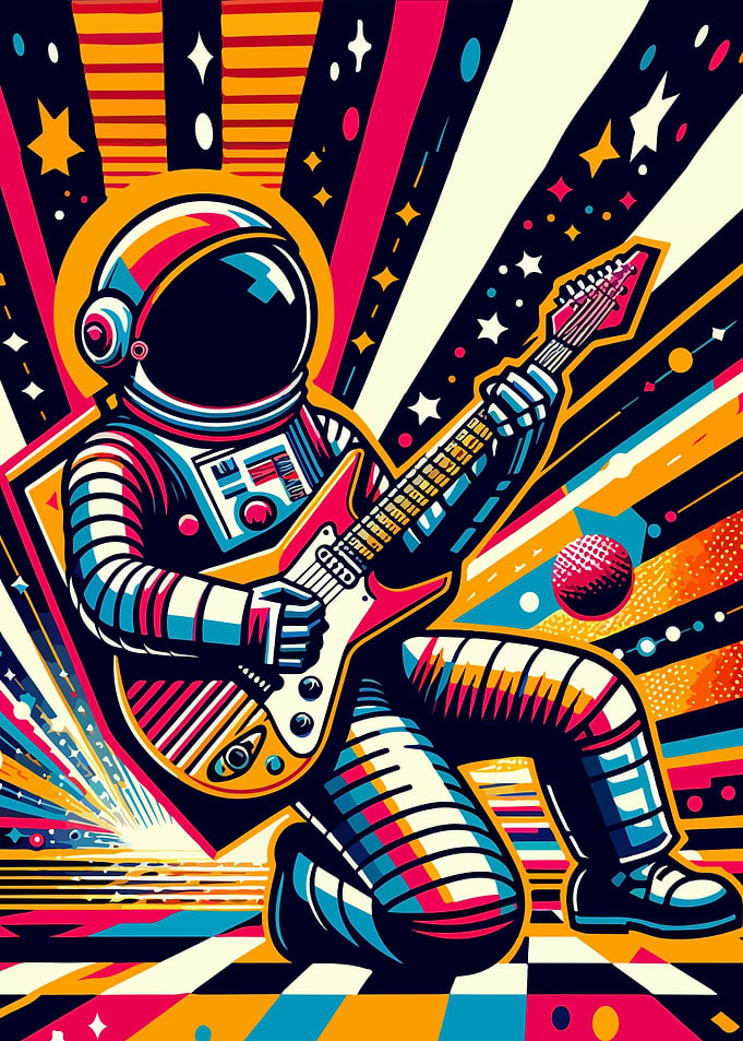 Astronaut rock and roll