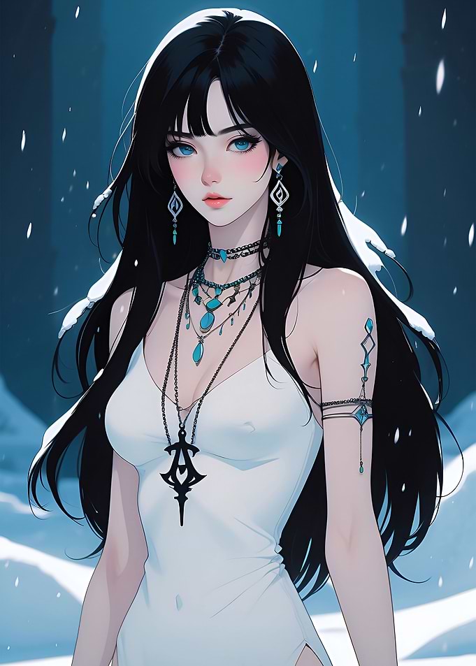 Sapphire Snowfall