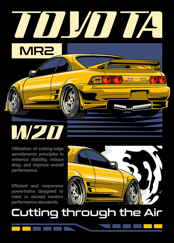 Retro MR2 W20 JDM Car