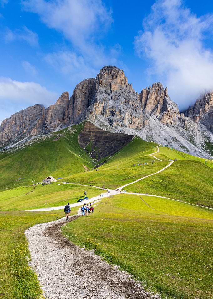 Sassolungo in Italy