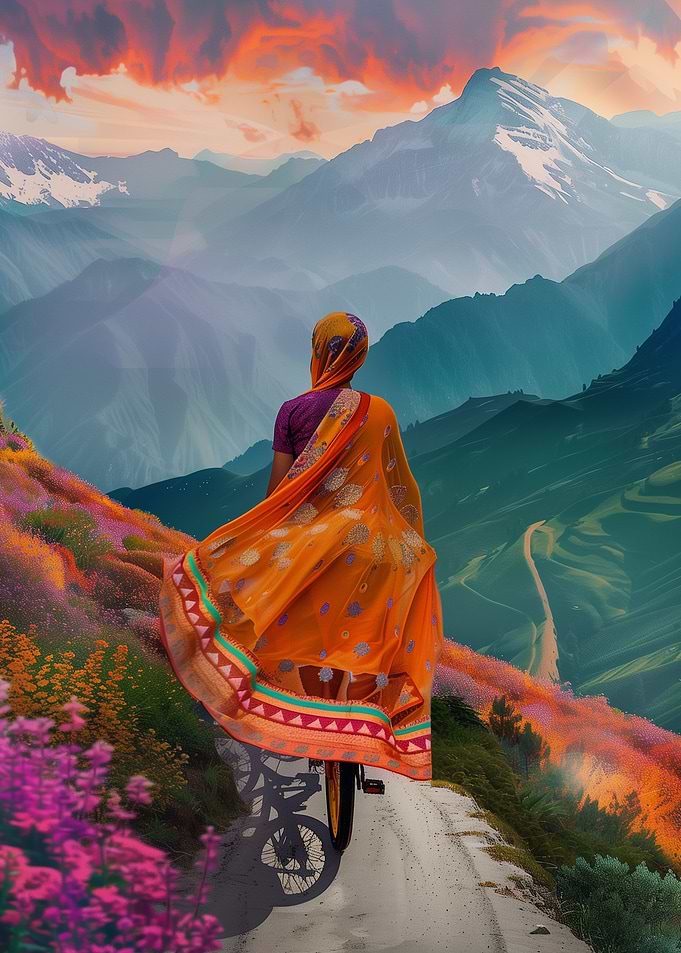 Saree bike