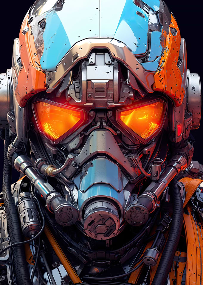 Futuristic Robot Soldier