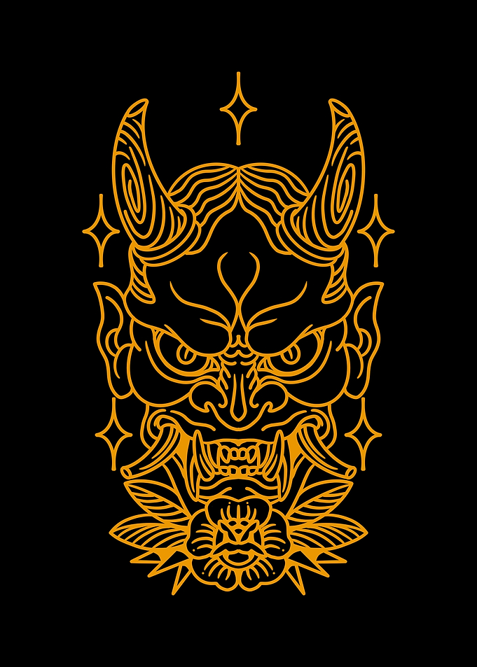 oni rose tattoo