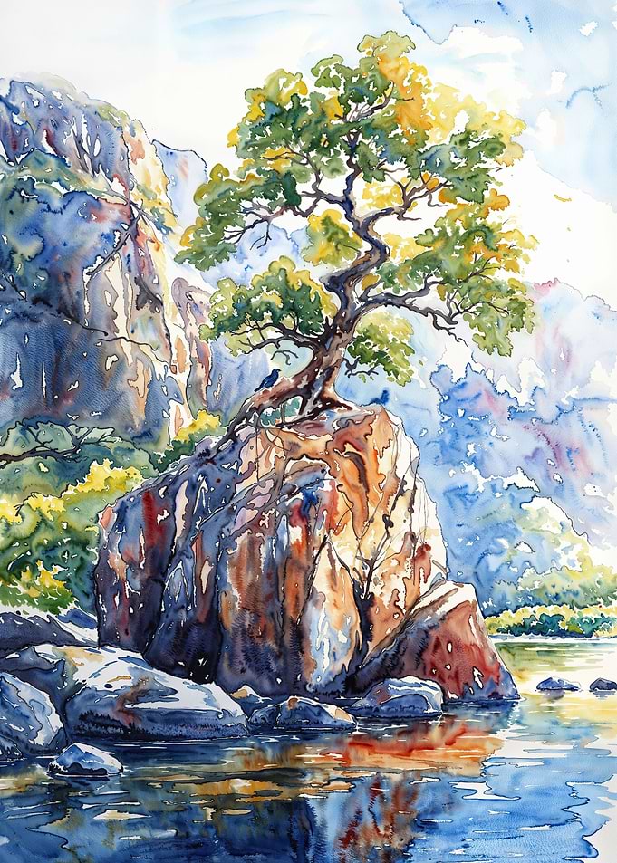 Cliffside Tree