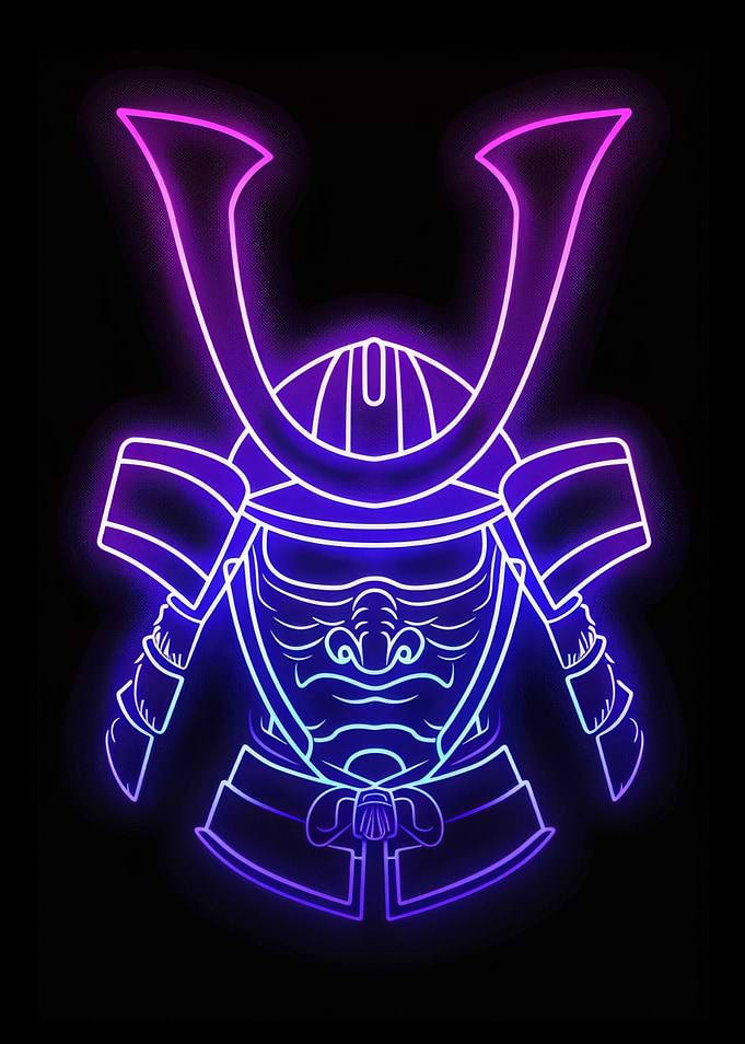 Samurai Japan Neon