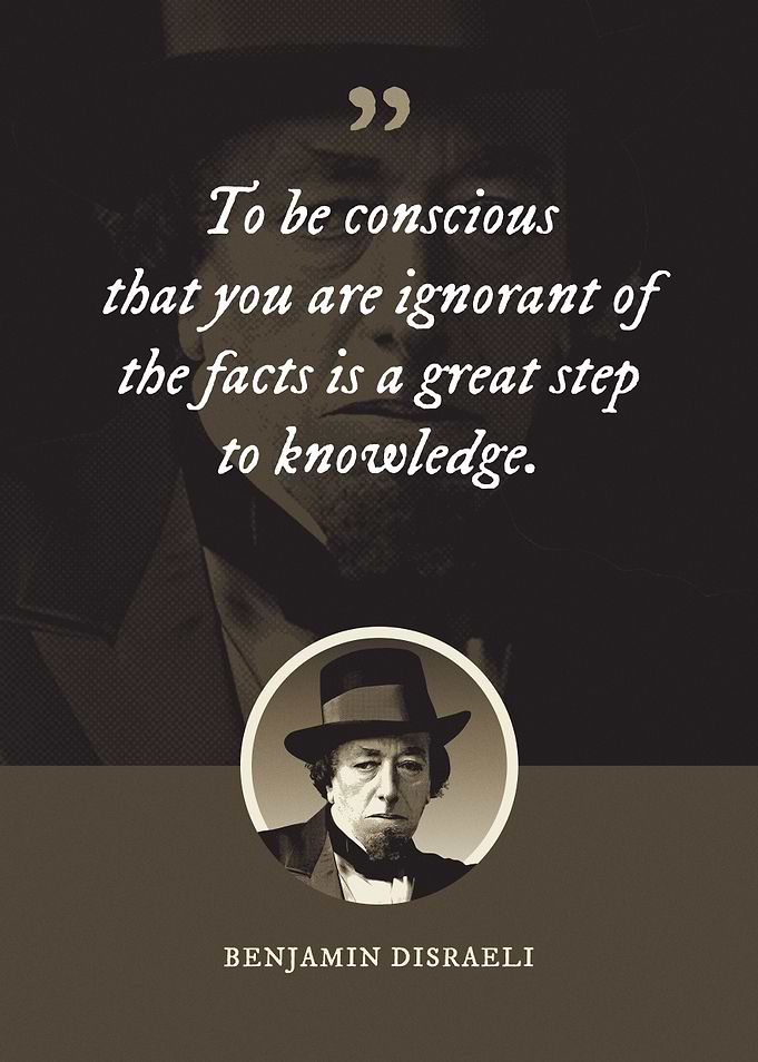 To be conscious that you