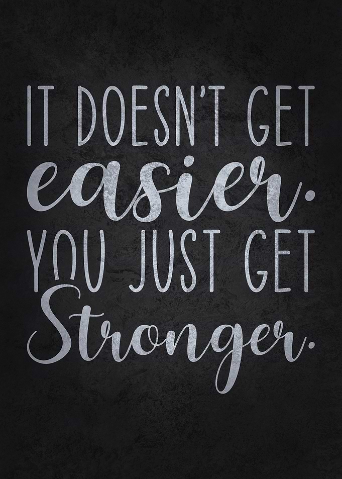 It Gets Easier vs Stronger