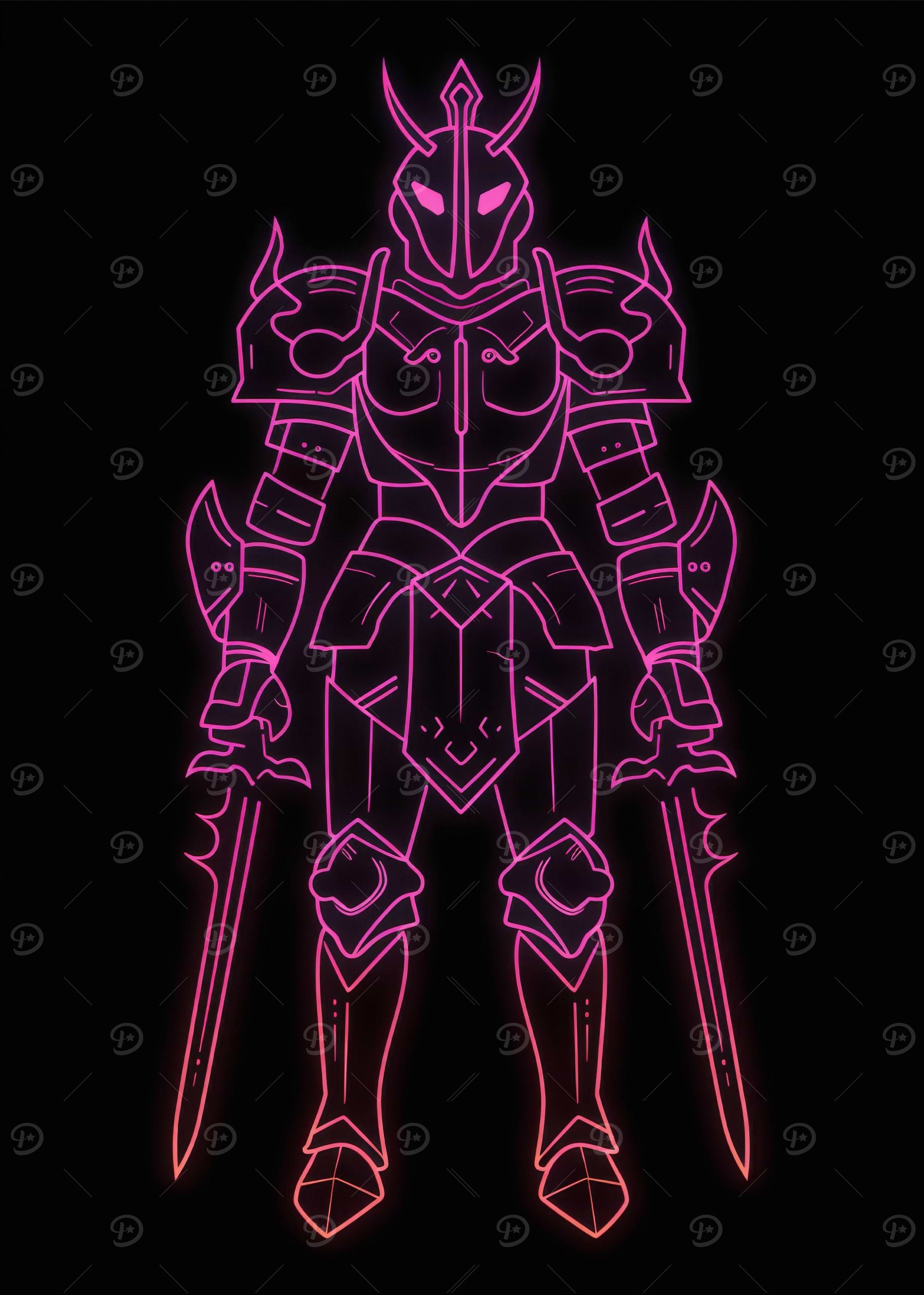 Japan Warrior Neon
