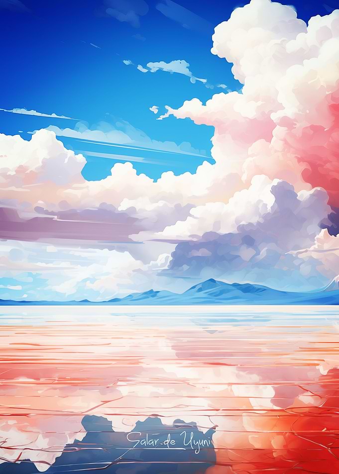Salar de Uyuni Painting