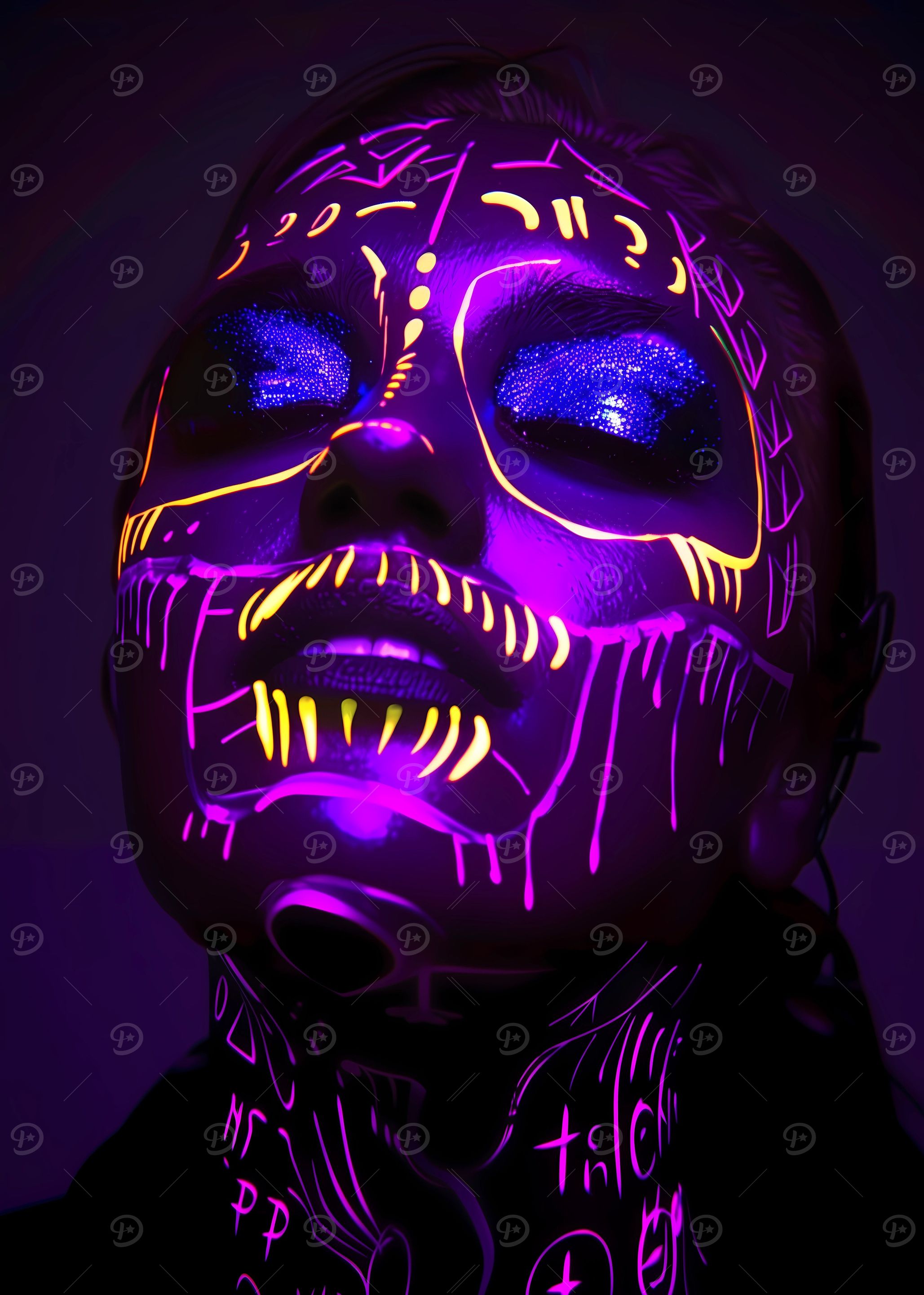 Neon Face 3