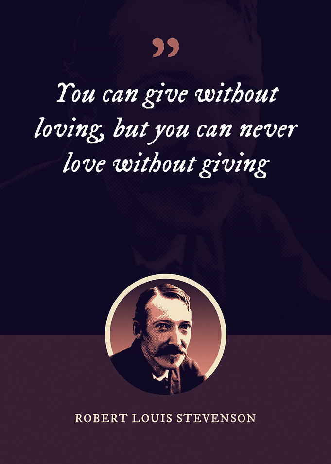 You can give without lovin