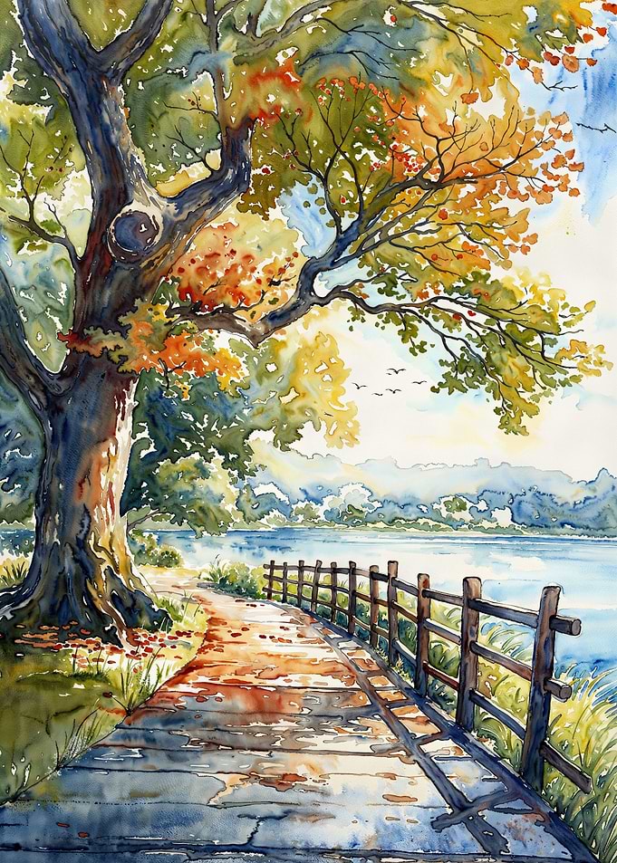 Autumn Serenity Path