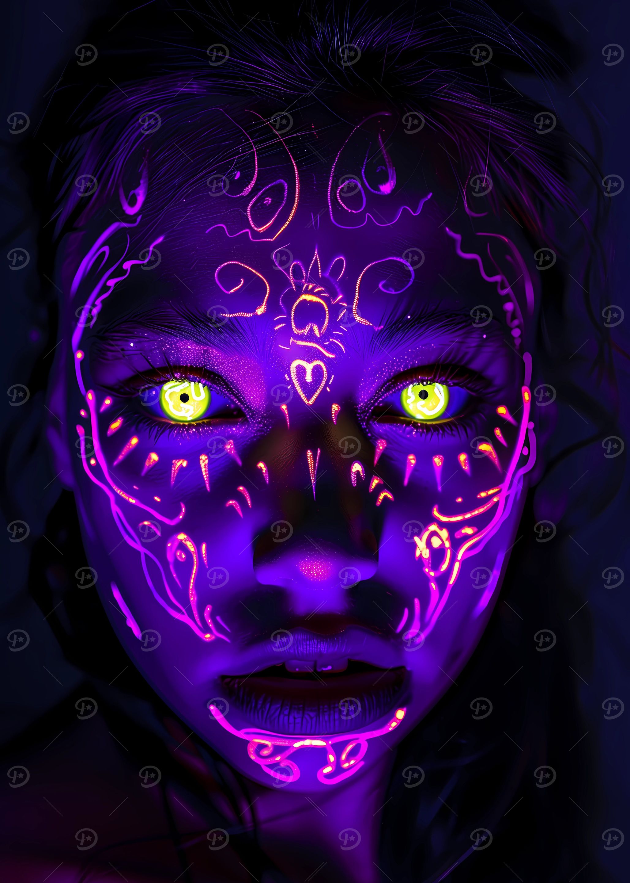 Neon Face 8