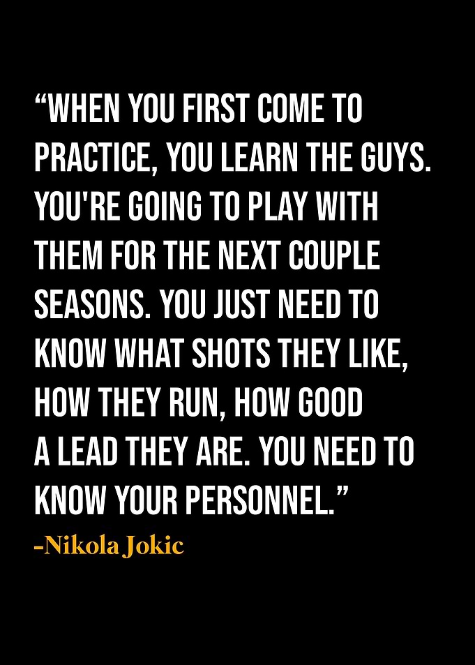 Nikola Jokic Quotes