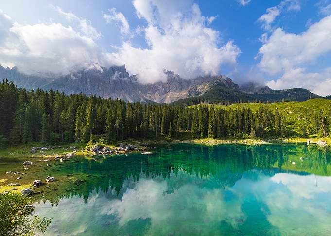 Lake Carezza in Italy