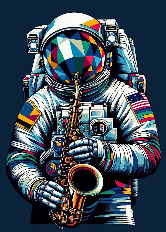 Astronaut saxophone