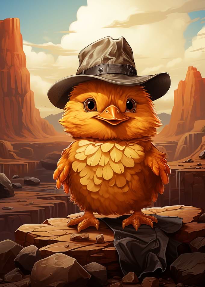 Western Cowboy Duck
