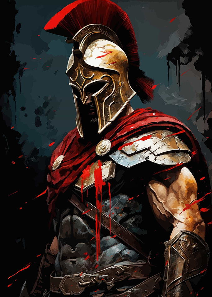 Soldier warrior spartan