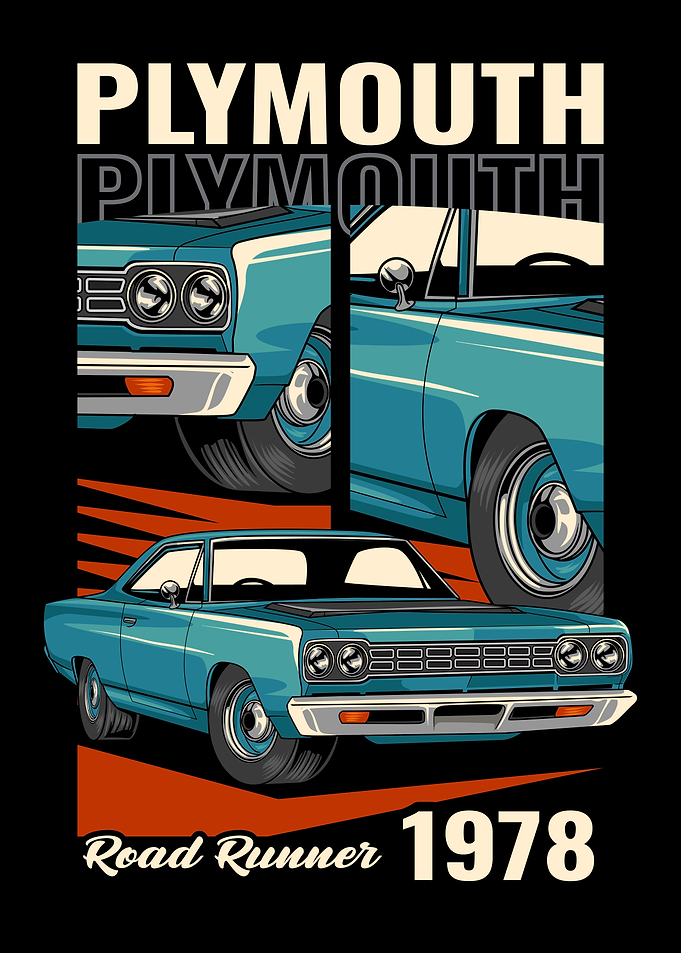 Classic Duster Muscle Car