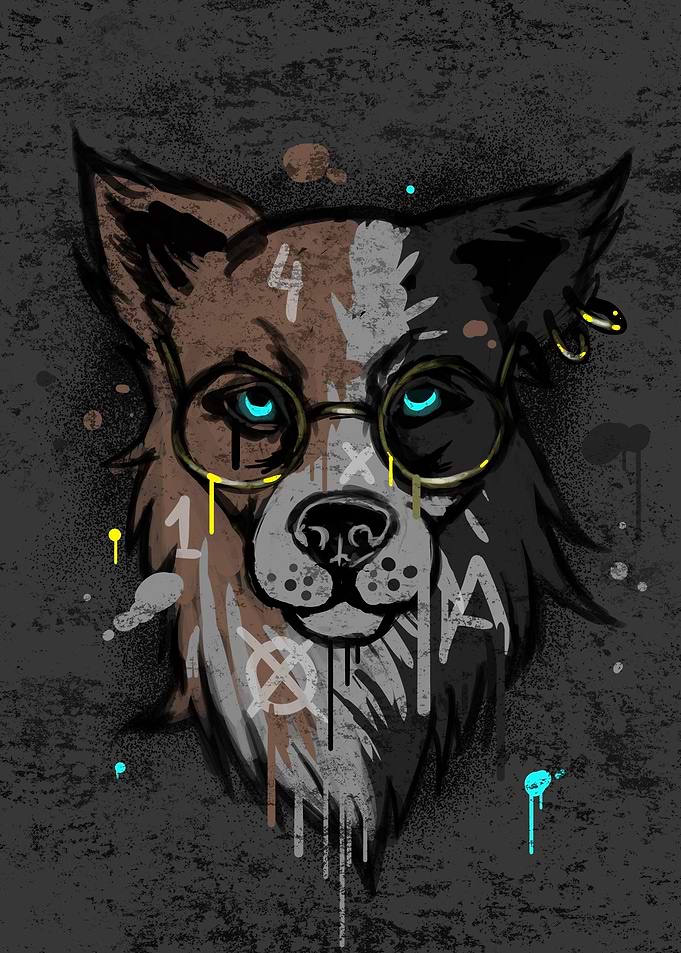 Dog Graffiti