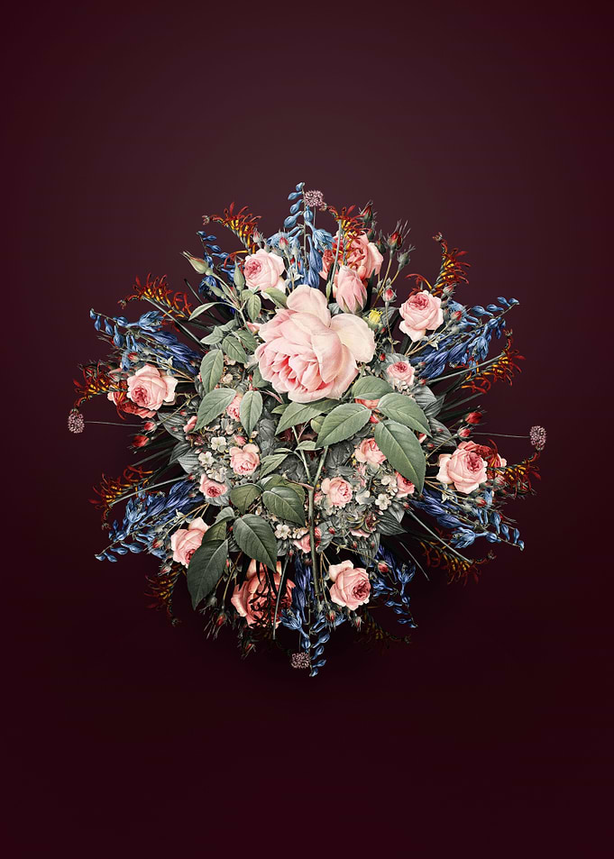 Fragrant Rosebush Wreath