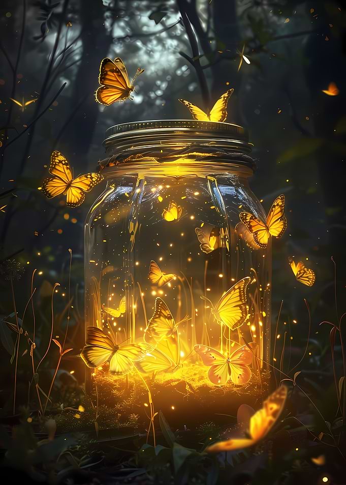 Jar of Butterfly Firefly